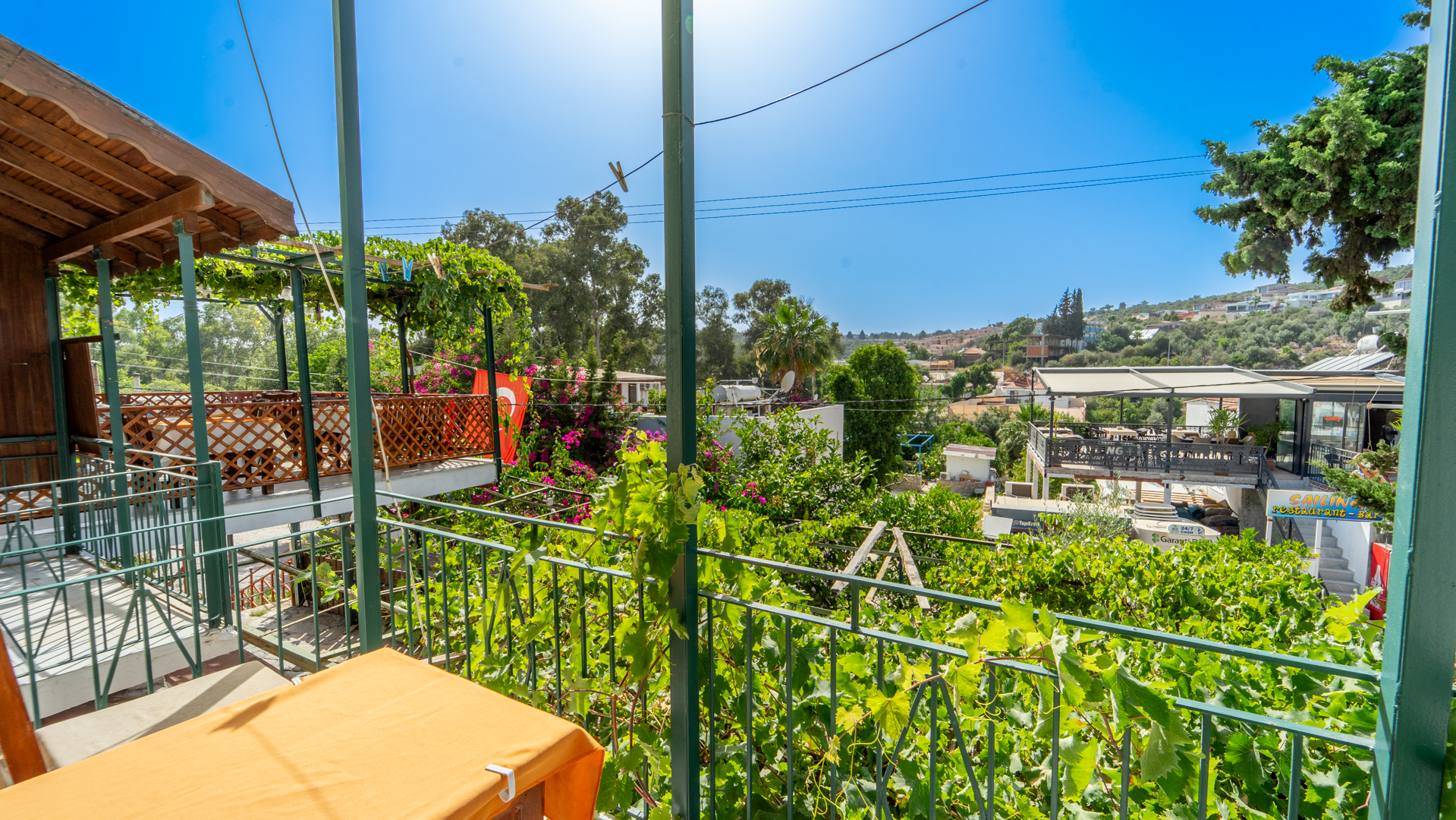 Balcony feel of the superior triple room