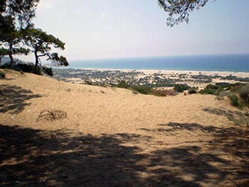 sand dunes of patara